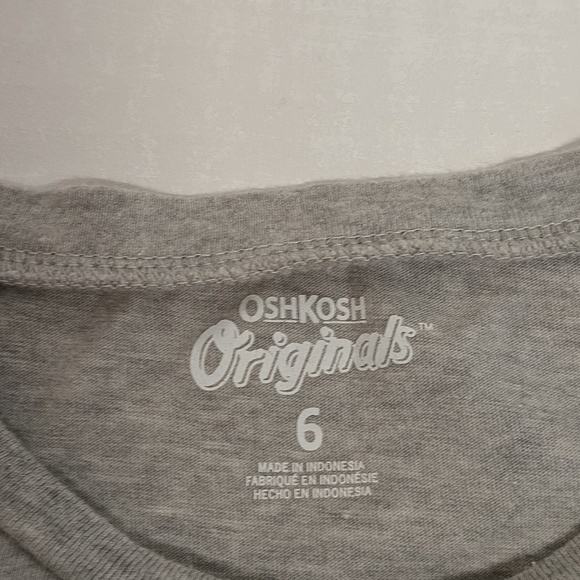 Ohkosh | pumpkin long sleeve Halloween t-shirt girls SZ 6 jack-o-lantern top - Picture 2 of 7